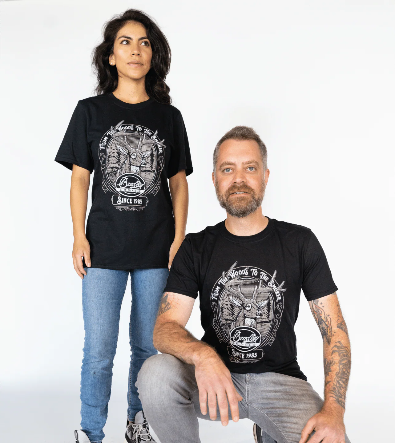 Bradley Deer T-Shirt, Black - Image 9