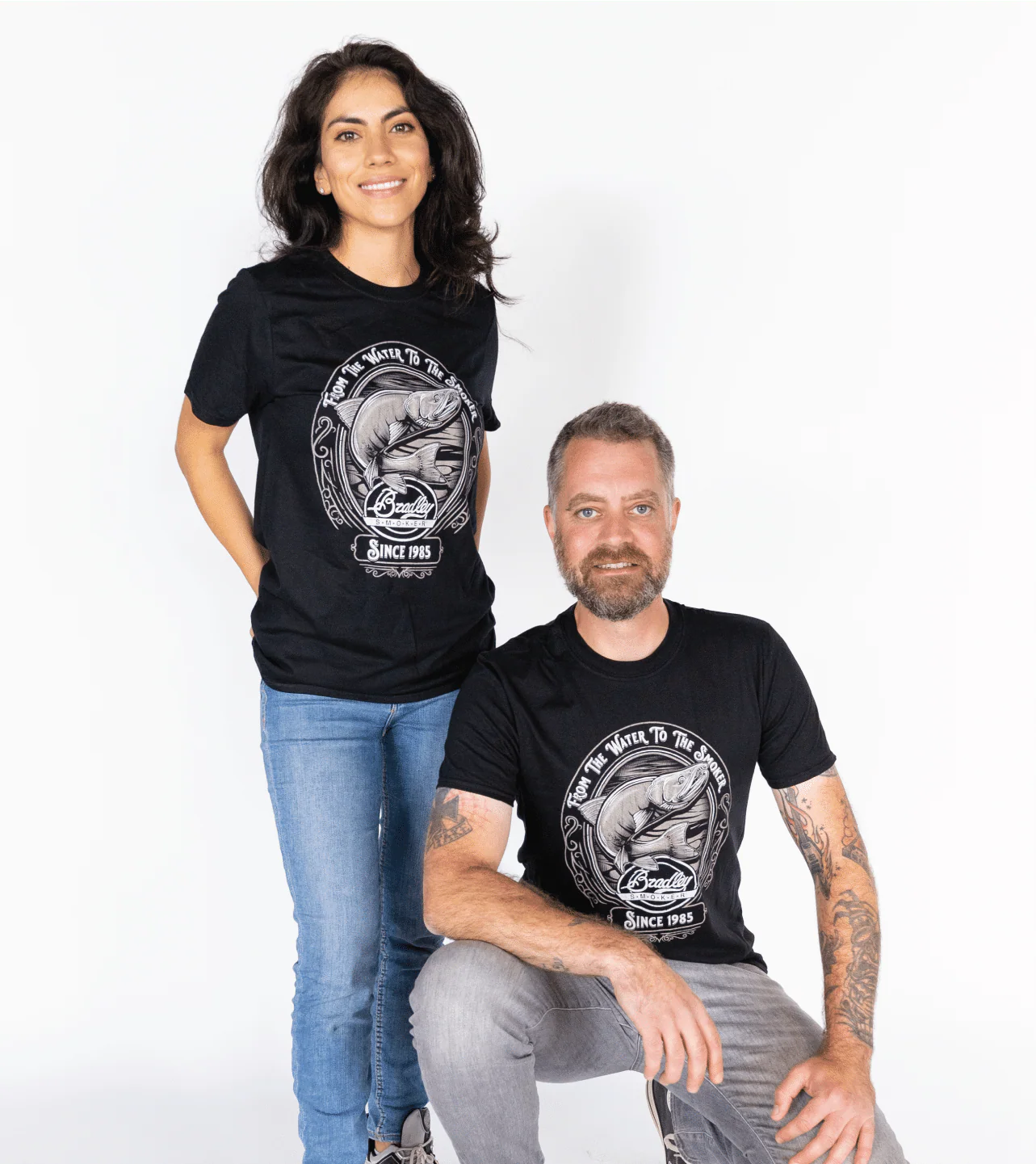 Bradley Salmon T-Shirt, Black - Image 8