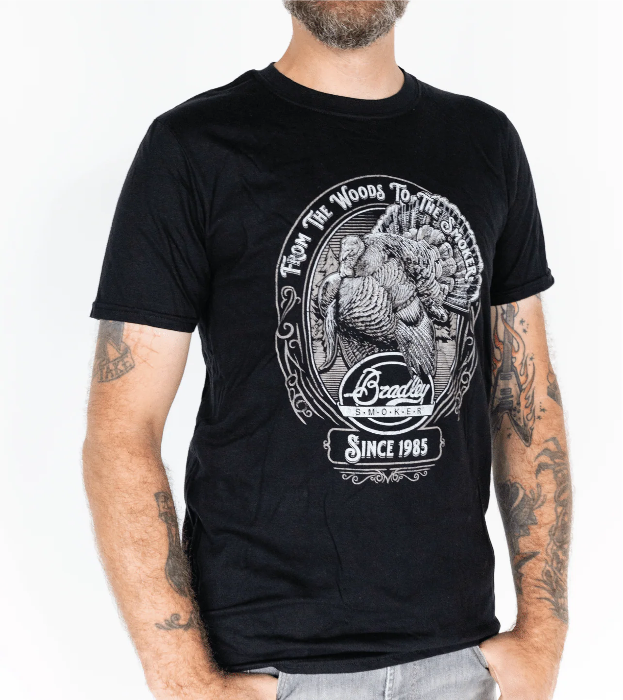 Bradley Turkey T-Shirt, Black - Image 7